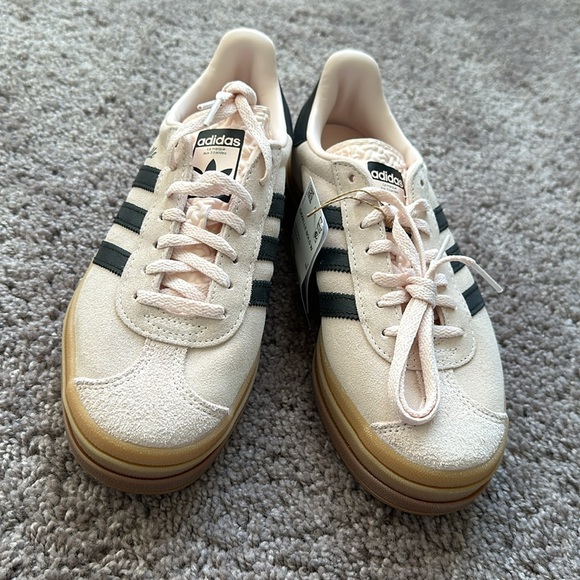 NWT Adidas Gazelle Bold Wonder Quartz / Core Black / Core Black - Picture 13 of 14